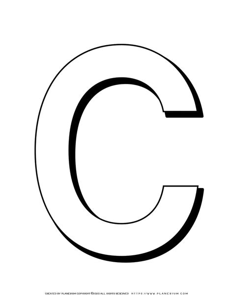 Letter C Coloring Pages For Preschoolers Printable Letter C Coloring