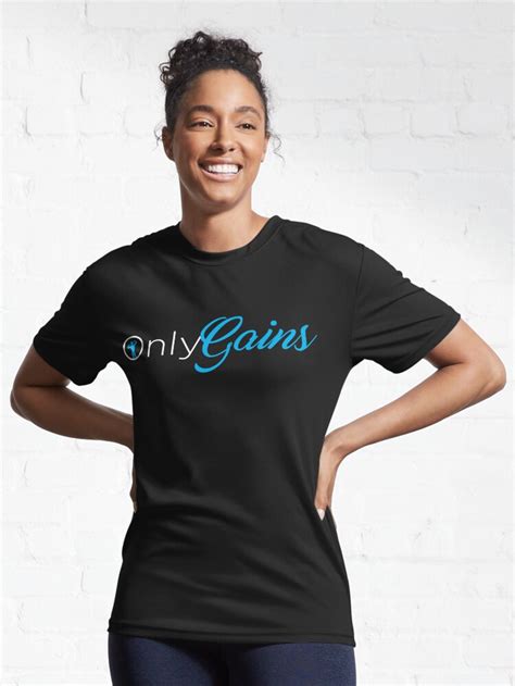 Only Gains Two Active T Shirt By Gainsonlygains Redbubble