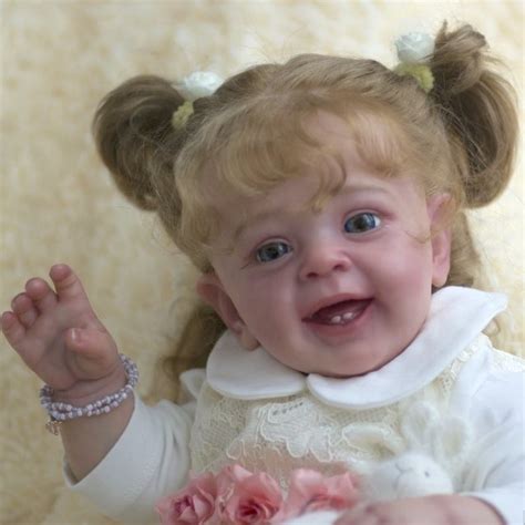 Cute Yannick Baby Looking Lifelike Handmade Huggable Blond