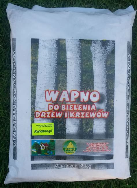 WAPNO do BIELENIA pni drzew i krzewów 2kg KWIATEO pl