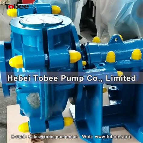 Tobee 6x4inch Rubber Lined Centrifugal Bare Shaft Pump With Mechanical