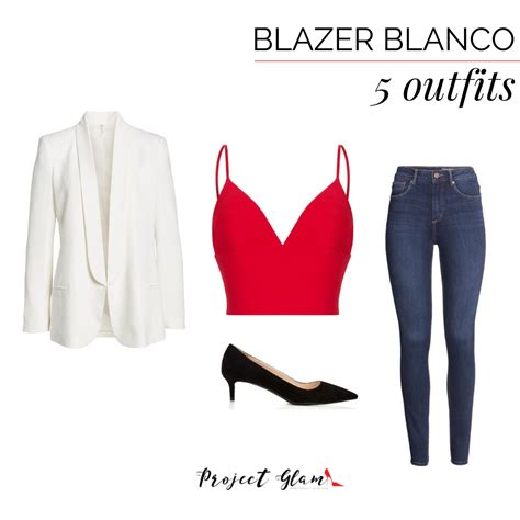 Blazer Blanco Ideas Para Combinar Project Glam