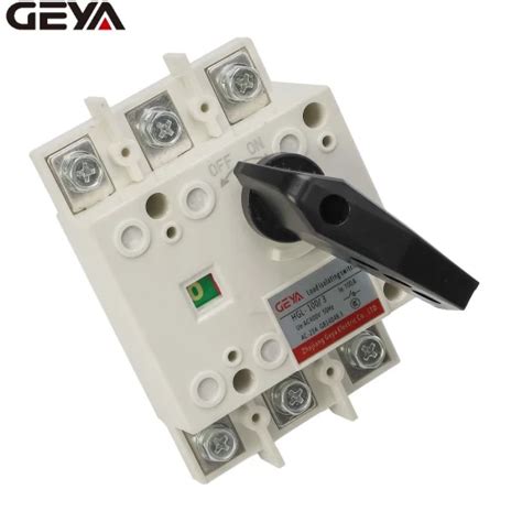 Geya Lglc 3p 4p 200A 630A Load Breaker Switch Manual Transfer DC Switch