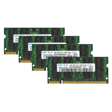 Samsung Hynix Ddr2 2gb 4gb ชุด Pc2 6400s5300 800667mhz 200pin 18v