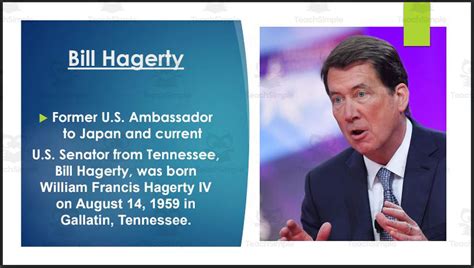 U.S. Senator Bill Hagerty (TN) Biography PowerPoint by Teach Simple