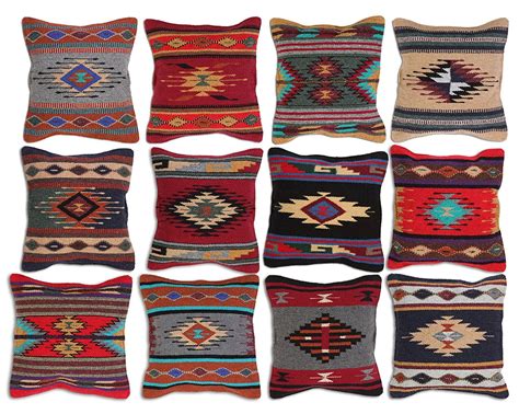 El Paso Designs Aztec Throw Pillow Covers 18 X 18 Hand Woven In Southwest And Native American