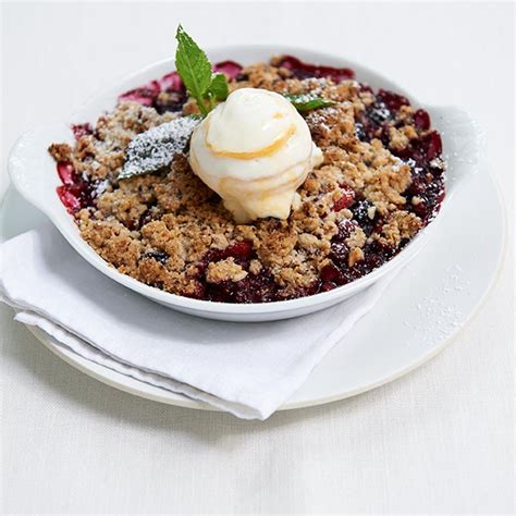 Rote Gr Tze Crumble Rezept Essen Und Trinken