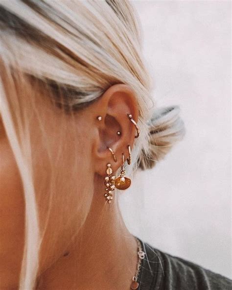 Tous Ces Piercings D Oreilles Qui Vont Nous Faire Craquer Pour Le