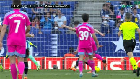 La Liga Santander Espanyol Osasuna Resumen Resultado Y Goles