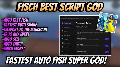 God Fisch Script Gui Hack Mobile Pc Instant Catch And Fastest