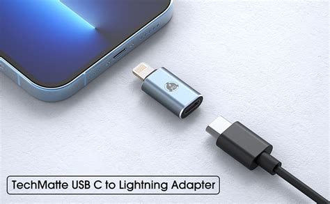 Techmatte Usb C Naar Lightning Adapter 27 W Pd Snel Opladen Compatibel Met Iphone 14131211