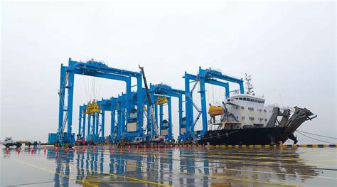 Remote Control Rtg Built By Zpmc Reach Meiddong Terminal Of Ningbo