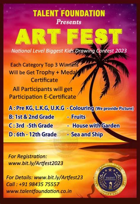 ART FEST 2023 – NATIONAL BIGGEST KIDS DRAWING CONTEST – Kids Contests