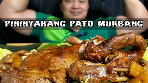 Pininyhang Pato Mukbang Pinoy Mukbanger Ofw Mukbang Youtube