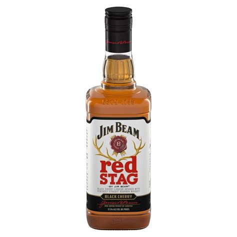 Jim Beam Red Stag Black Cherry Liqueur With Kentucky Straight Bourbon