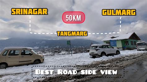 Srinagar To Tangmarg Road View Gulmarg Trip People Of Kashmir