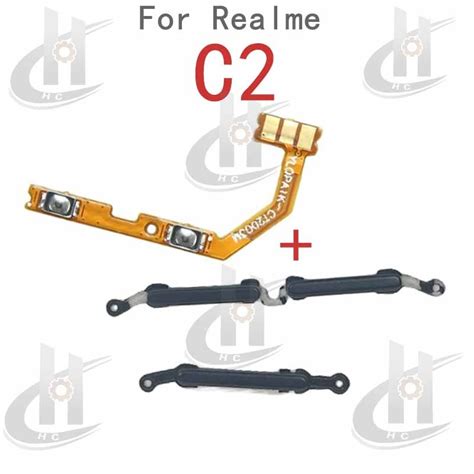 For OPPO Realme C2 Power Volume Side Button Flex Cable Keys Button On