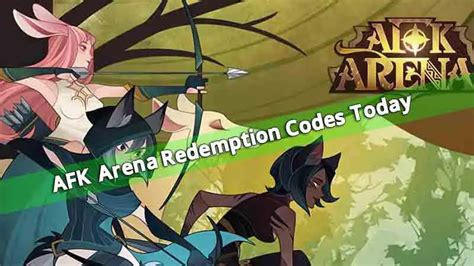 AFK Arena Redemption Codes Today In 2024