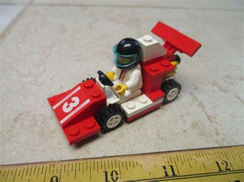 Vintage Lego Red Devil Racer Set Minifig Vehicle Ebay