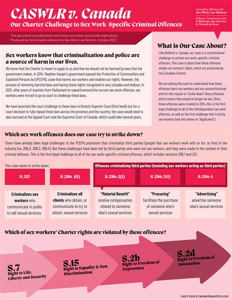 Our Constitutional Challenge To Pcepa Canadian Alliance For Sex Work Law Reform