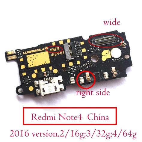 Real Original Hmfs For Xiaomi Redmi Note Mtk Helio X Version Micro