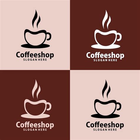 Premium Vector Coffee Shop Logo Template