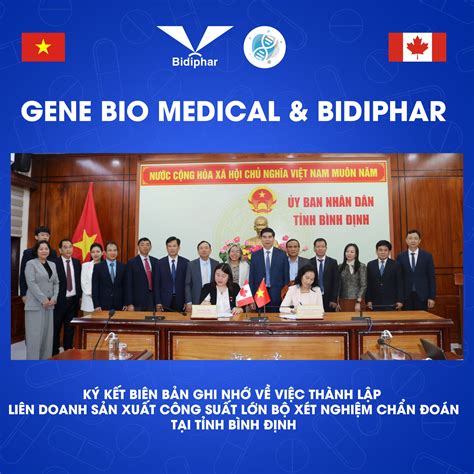 bidiphar hop tac voi gene bidiphar duoc binh dinh