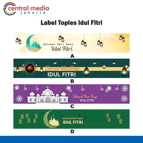 Jual Label Toples Idul Fitri Paper Belt Selongsong Toples Hampers