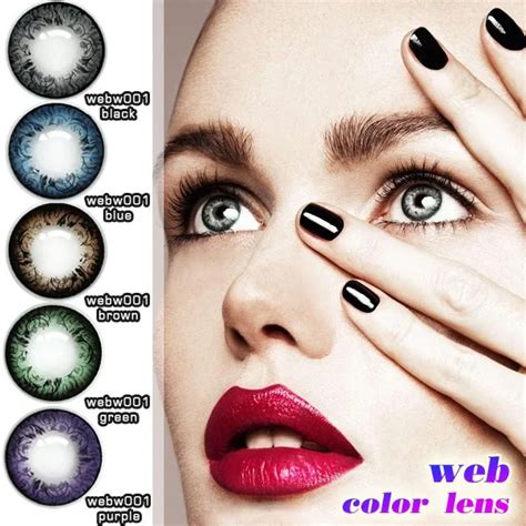 Cosmetics Ice Blue Eye Contacts Contact Lenses Yearly Wholesale - Buy ...