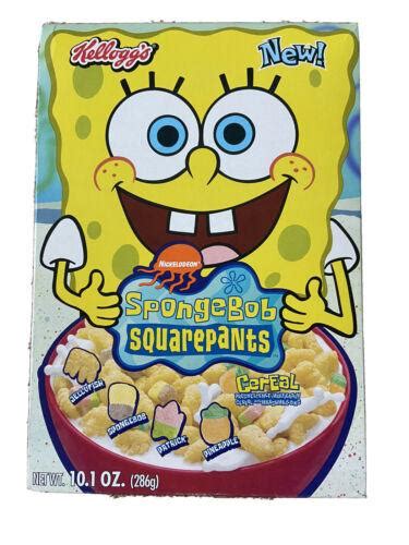 Kellogg S Spongebob Squarepants Cereal Box Unflattened