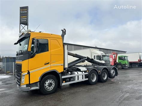 Volvo FH 540 8X4 Hook Lift Truck For Sale Finland Turku PB39468