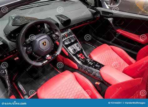 Lamborghini Huracan Red Interior - Lamborghini