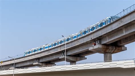 Rapid Metro for Commuting in Gurgaon, Gurugram Editorial Photography - Image of view, real ...