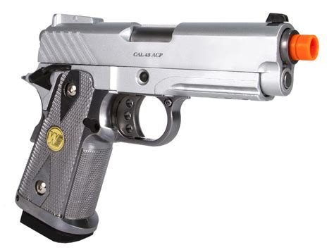 We Baby Hi Capa Gbb Airsoft Pistol Silver Airgun Depot