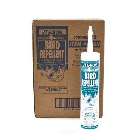 4 The Birds® Transparent Repellent Gel Case Of 12 Wildlife Control