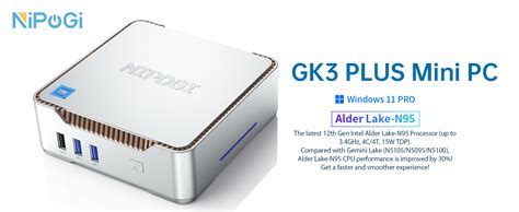 Nipogi Mini Pc Intel Alder Lake Th Up To Ghz Gb Ram Gb M