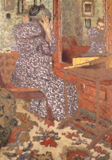 Edouard Vuillard Madame Vuillard Arranging Her Hair 1900 Edouard