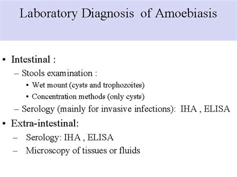 Intestinal Protozoa Classification Of Parasites Protozoa Helminths Unicellular