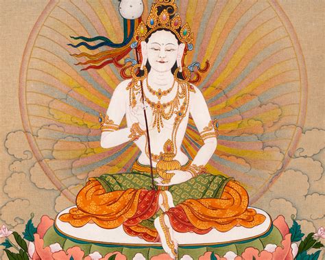 Dakini Mandarava Guru Padmasambhava Consort Tibetan Thangka Painti