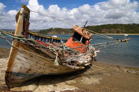 562 Old Wrecked Fishing Boat Stock Photos Free Royalty Free Stock