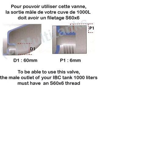 Vanne Papillon Avec Crou Flottant En Aluminium S X Pour Cuve