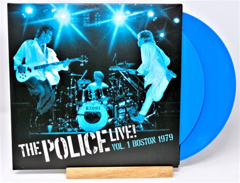 Police, The - Live! Vol. 1: Boston 1979, Used Vinyl Record LP, Blue ...