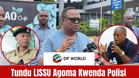 TUNDU LISSU AGOMA KWENDA POLISI APUUZA KAULI YA WAZIRI NAPE KUHUSU