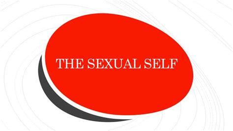 The Sexual Selfpptx