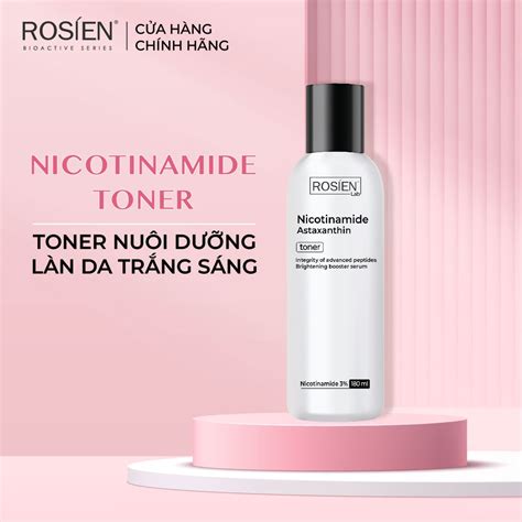 Nước Cân Bằng Và Dưỡng ẩm Da Rosien Nicotinamide Astaxanthin Toner 180ml Shopee Việt Nam