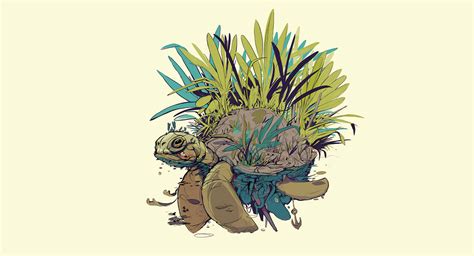 Turtle Island - artwork commission :: Behance