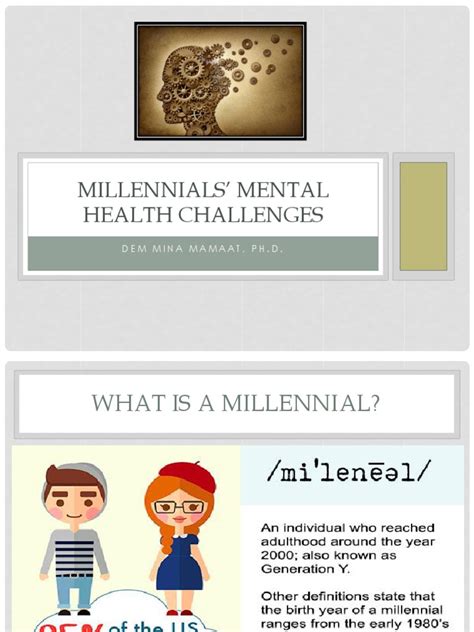 Millennials' Mental Health Challenges: Dem Mina Mamaat, PH.D | PDF ...