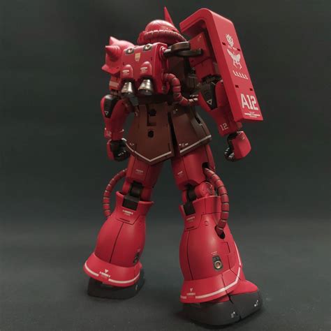 Yahooオークション Hg 1144 シャア専用ザクⅡ Ms 06s Zaku Ⅱ 赤い彗