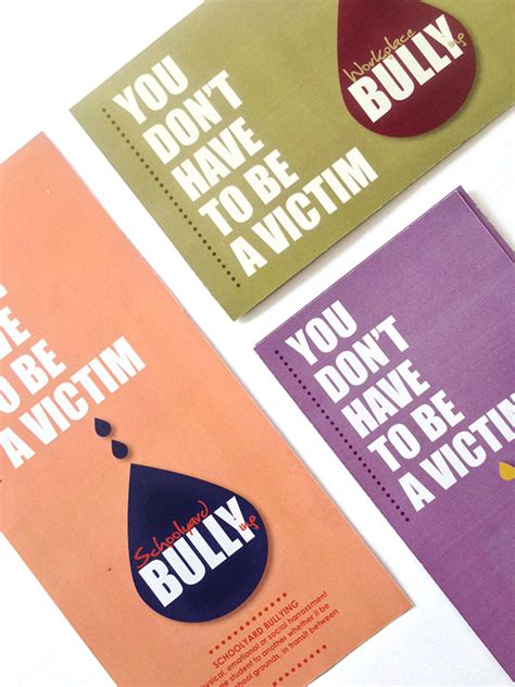 Anti Bullying Brochure On Behance