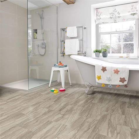 durable waterproof bathroom linoleum flooring  moisture resistant floors